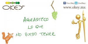14. Agradezco lo que no puedo tener